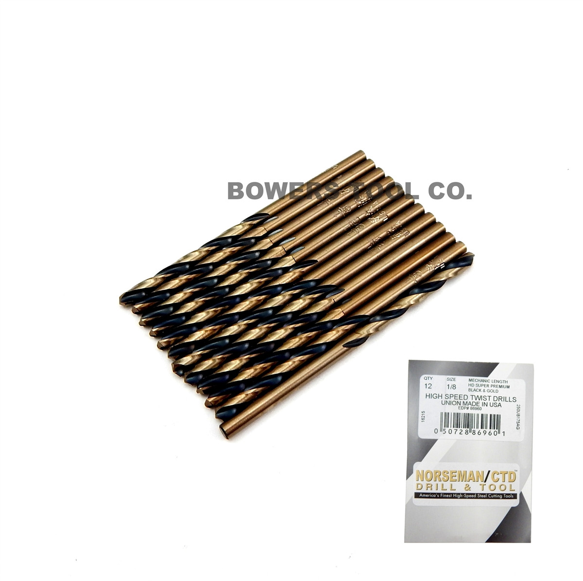 Norseman Viking 5/64" Mechanic Length HI-Molybdenum M7 Drill Bit - Foto 8