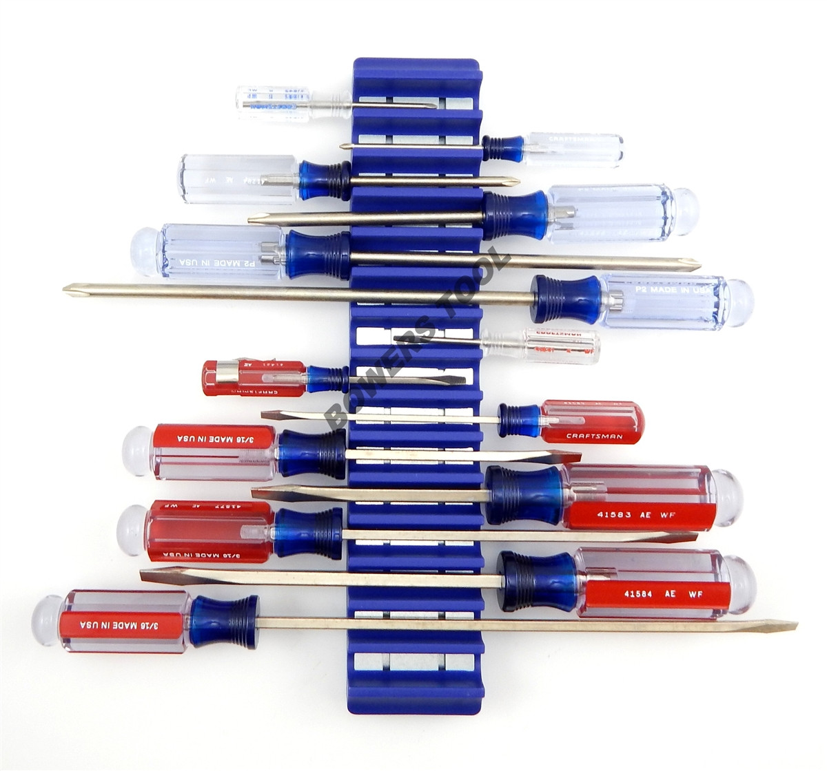 Mechanics Time Saver 15 Slot Universal Screwdriver Wrench Rack