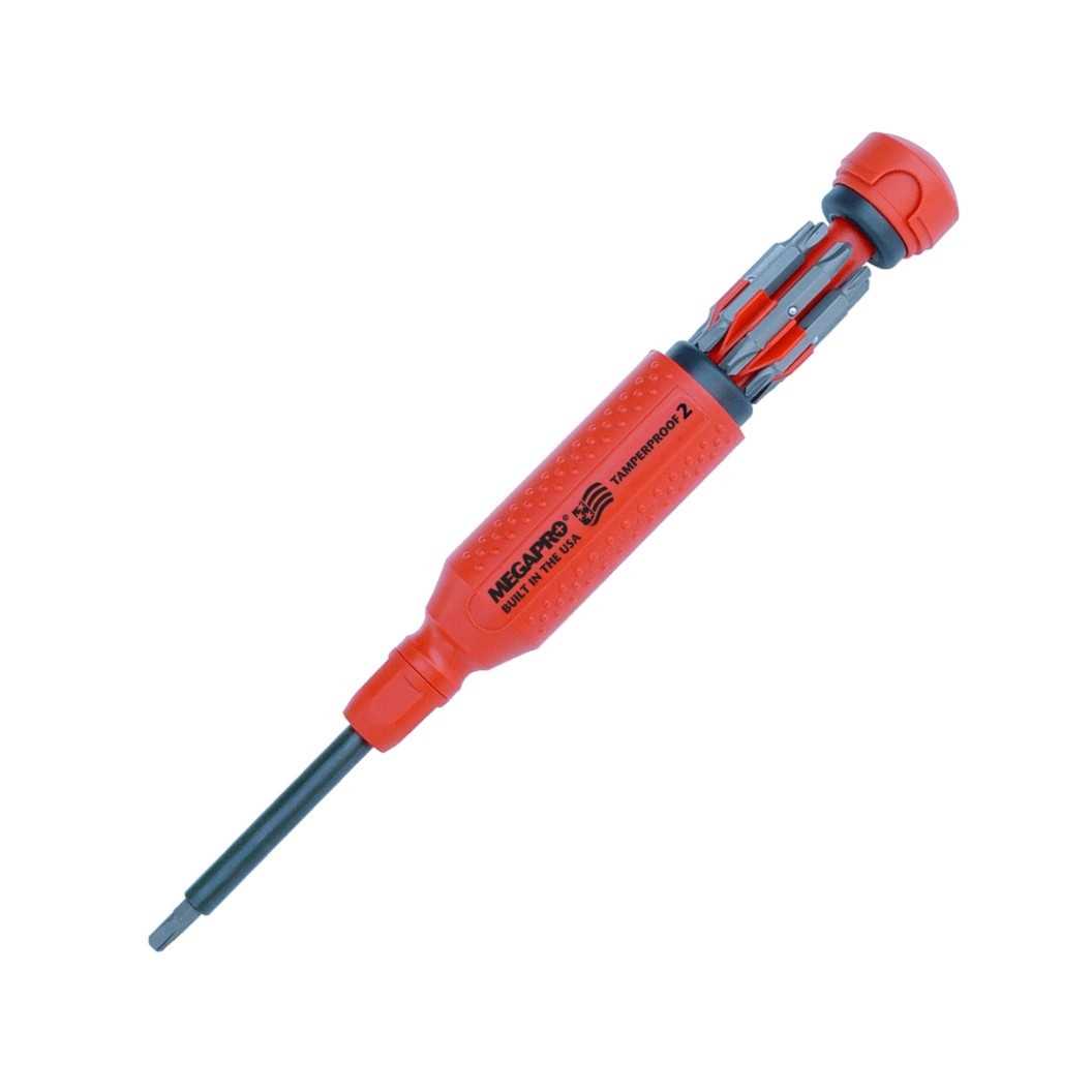 Megapro Tamperproof 2 Screwdriver Security Torx Plus Tri Wing Torq
