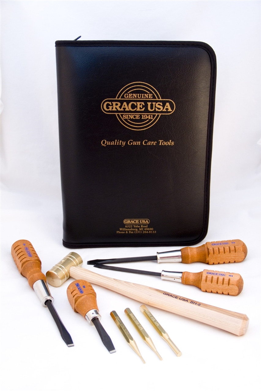 Grace 8-Piece Gun Care Brass Punch Set