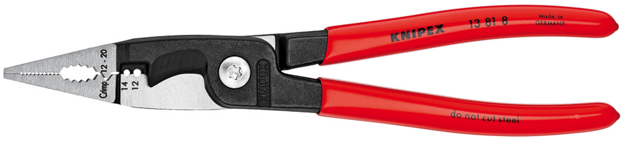 Knipex 4pc Pliers Set Cobra, Cutter, Long Nose, Combination