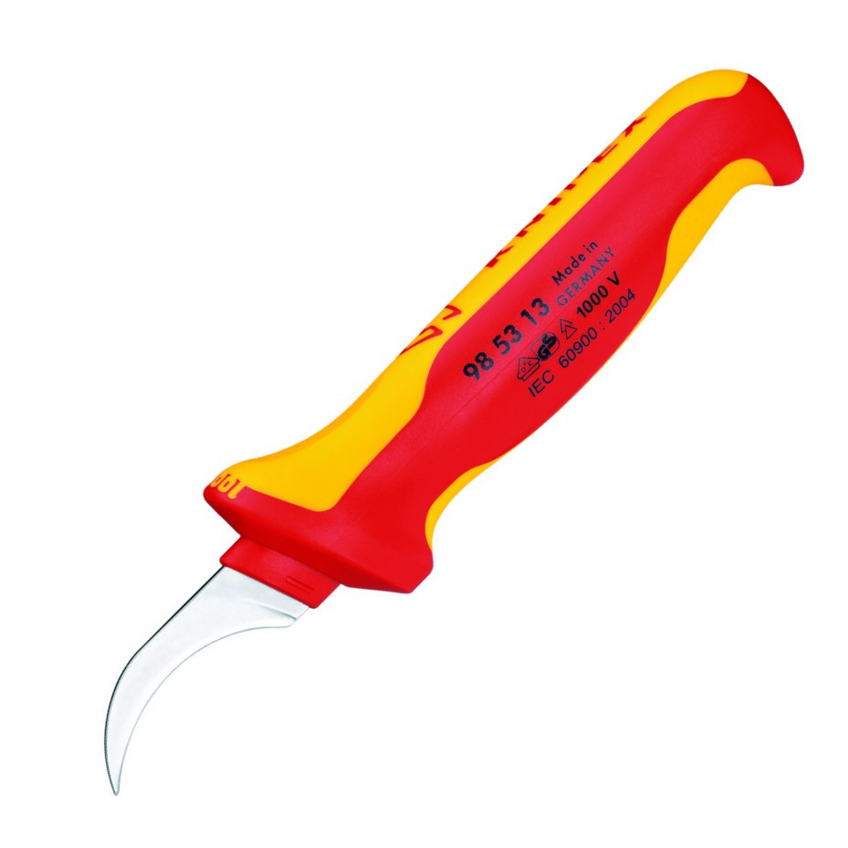 Knipex Cable Dismantling Hook Knife Surgical Steel 1000V Insulated