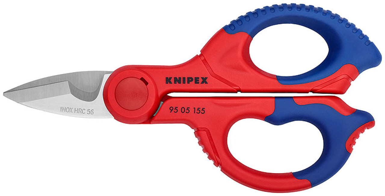 Knipex Electrician Shears 9505155 with Cable Cutter and Belt Clip - Bowers  Tool Co.