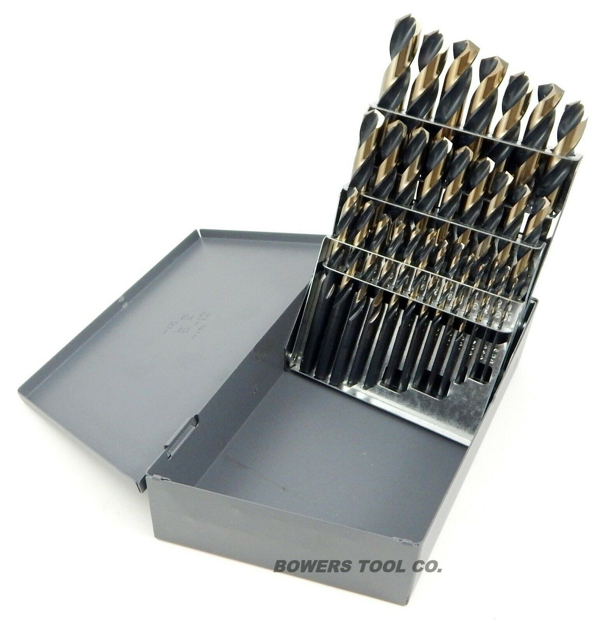 AND2BLE m2u setlog コンプ Cle Line 29pc Mechanics Drill Bit Set HI-Molybdenum M7 Black Gold