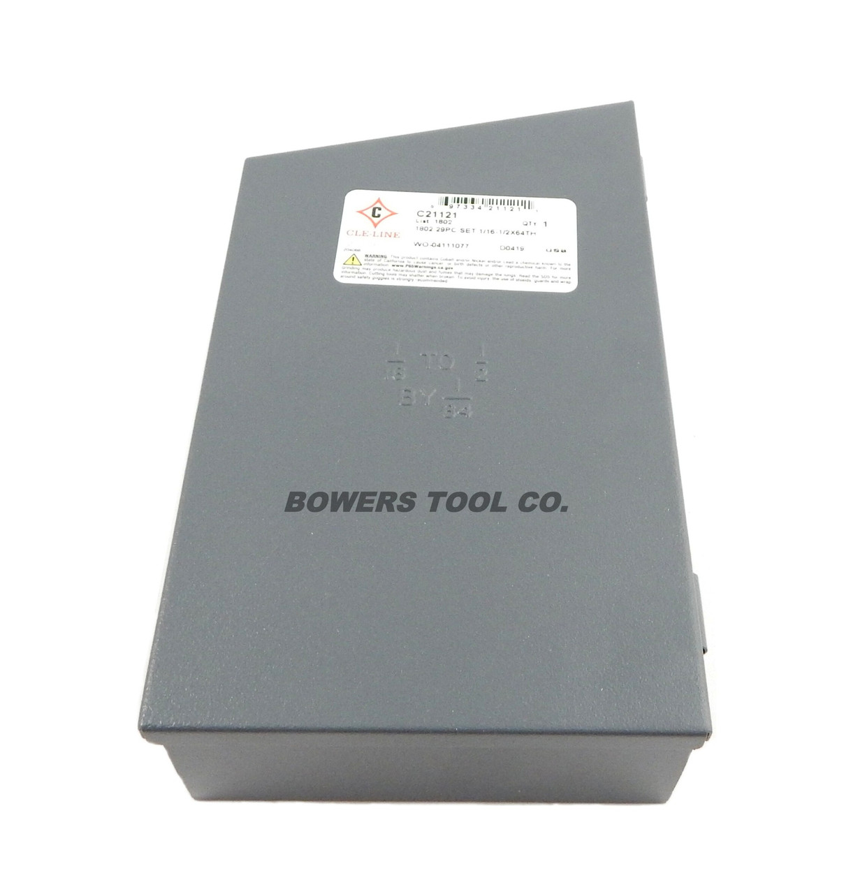 Cle Line 29pc COBALT M42 Drill Bit Set 1/16-1/2 Jobber Lengths