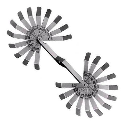 Lang Offset Master Feeler Ignition Gauge 26 Leaf Blades .005 to .030