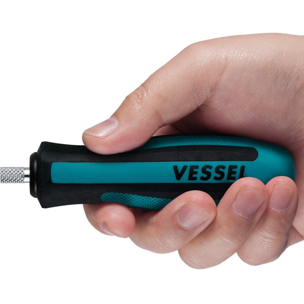 Vessel 8pc Non-Slip Screwdriver Set Phillips Slotted Flat Megadora