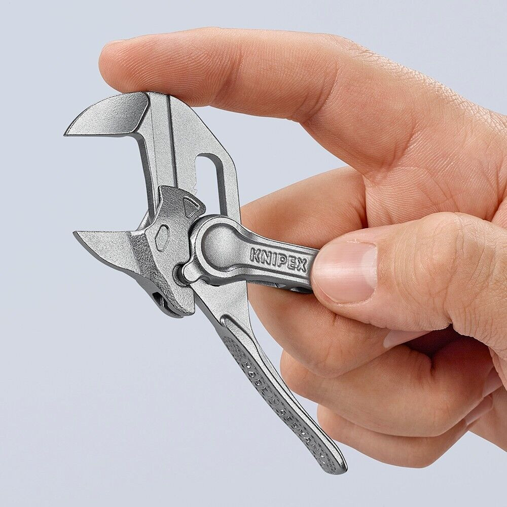 Knipex XS Mini Cobra Pliers Wrench Set 2pc in Belt Pouch