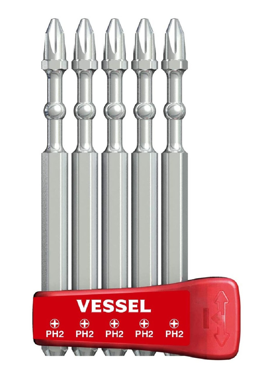 Vessel JIS Impact Bit Set 3-1/2