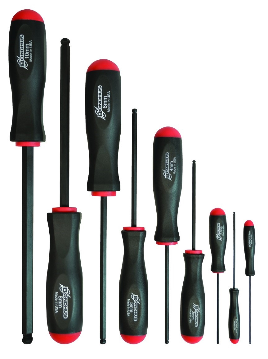 Bondhus 25pc Large Ball End Torx & Hex Screwdriver Set Metric
