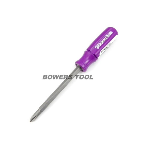 Enderes Tool Pocket 2 in 1 High Visibility Purple Screwdriver Phillips Flat USA