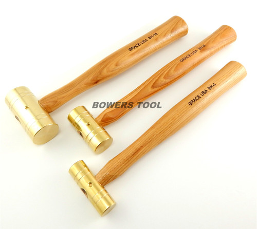 Garhelper Mini Hammer Small Round Hammer Solid Brass Hammer For