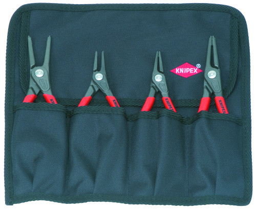 Knipex 4pc Snap Ring Plier Set Internal External Circlip 001957 in Tool Roll