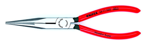 Knipex 8" Long Nose Pliers 2611200 with Side Cutter Chain Nose Plier