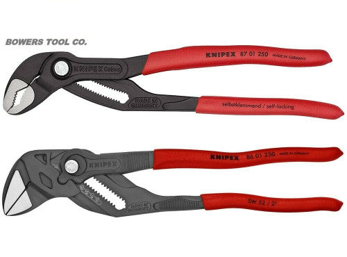 Knipex XS Mini Cobra Pliers Wrench Set 2pc in Belt Pouch