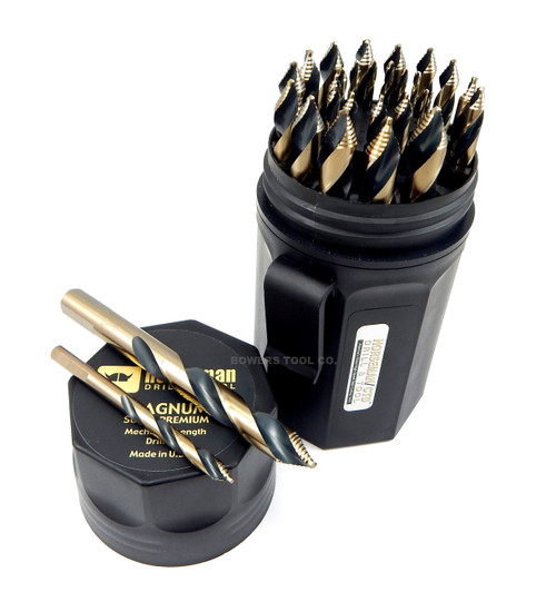 Norseman 29pc Vortex Step Bit Drill Set HI-Molybdenum M7 1/16-1/2