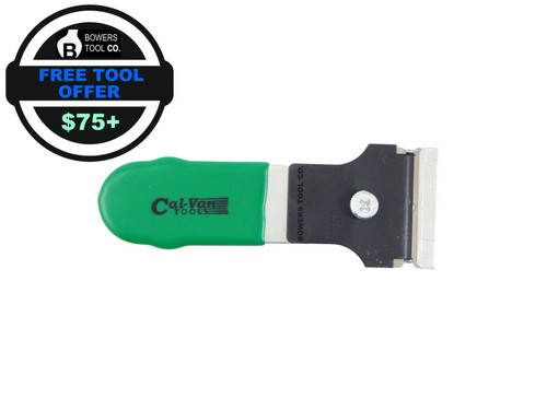 Cal Van Mini Scraper Razor Blade for Glass Gasket Paint Sticker Label 701 GREEN FTO