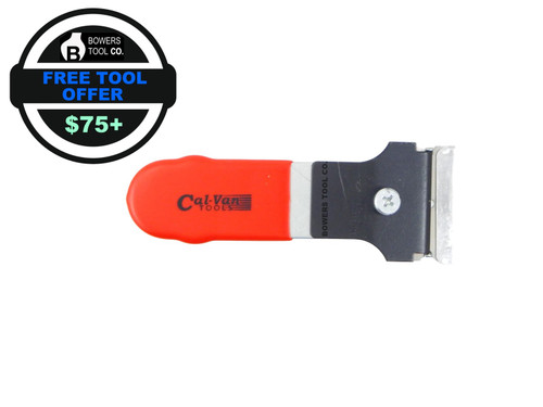 Cal Van Mini Scraper Razor Blade for Glass Gasket Paint Sticker Label 701 RED FTO