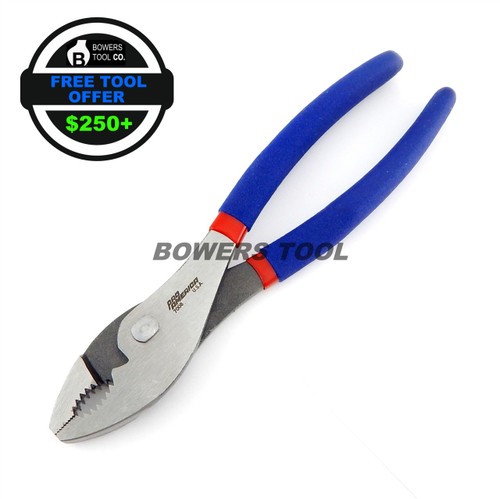 Pro America 8 in. Combination Slip Joint Pliers MADE IN USA 7008 FTO