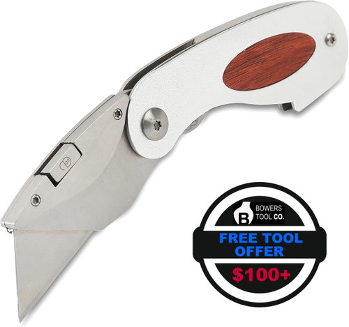 Sheffield Folding Utility Knife 58132 Lockback, Compact, w Pocket Clip FTO