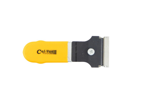 Cal Van Mini Scraper Razor Blade for Glass Gasket Paint Sticker Label 701 YELLOW