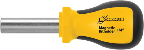 Bondhus 1/4" Stubby Magnetic Hex Bit Screwdriver Holder ComfortGrip Germany