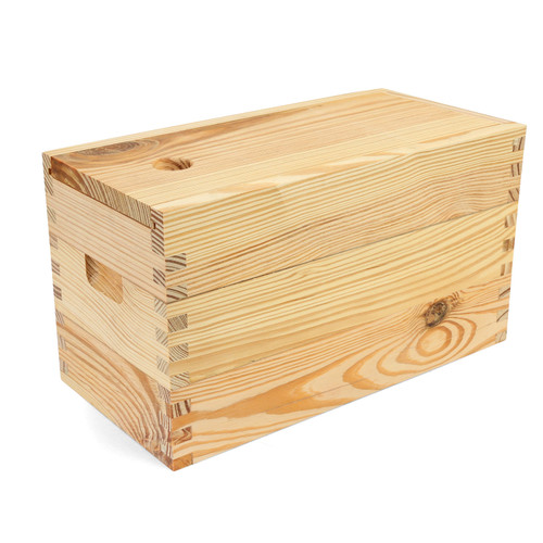 Sheffield Pine Craft Ammo Box, Plain, No Design, Made in USA