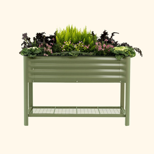Vego Garden Elevated Garden Bed 2ft x 4ft Olive Green