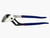 Pro America 12 in. Tongue & Groove Joint Pliers Angle Nose MADE IN USA 8012