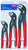 Knipex Cobra 3 Piece Adjustable Plier Set 002006US1 7" 10" 12" Water Pump Pliers