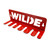 Wilde 6pc Pry Bar Set Hard Cap Hammer Strike Handle 8-36" Steel Rack Made in USA