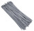 Zip Cable Ties 11" 50lbs 100pc GRAY Made in USA Nylon Wire Tie Wraps