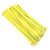 Zip Cable Ties 8" 40lbs 100pc FLUORESCENT YELLOW USA Made Nylon Wire Tie Wraps