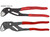 Knipex 10" Cobra & Adjustable Pliers Wrench Set with Black Finish Hybrid Germany