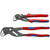 Knipex Adjustable Pliers Wrench Set 7" & 10" Comfort Grip Handles Black Finish