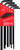 Eklind SAE Hex Wrench Key Set 11pc Black Finish .050-1/4 Inch 10211 MADE IN USA