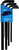 Eklind Metric Hex Wrench Key Set 9pc Black Finish 1.5-10 MM 10609 MADE IN USA