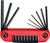 Eklind SAE Hex Fold Up Wrench Key Set 25911 9pc 5/64"-1/4 Inch Comfort Grip USA