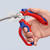 Knipex Angled Electrician Shears 950520US with Cable Cutter, Lock, and Crimper