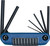 Eklind Metric SAE Fold Up Wrench Key Set 16pc 5/64-1/4 INCH 1.5-6 MM USA 25016 FTO