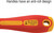 Bondhus 6pc VDE Screwdriver Set, 1000v Insulated, 3/32, 5/32, 7/32, 1/4" PH1 PH2