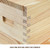 Sheffield Pine Craft Ammo Box, Plain, No Design, Made in USA