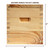 Sheffield Pine Craft Ammo Box, Plain, No Design, Made in USA