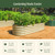 Vego Garden 17in Tall Classic 6 in 1 Raised Garden Bed Olive Green