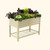 Vego Garden Elevated Garden Bed 2ft x 4ft Peral White