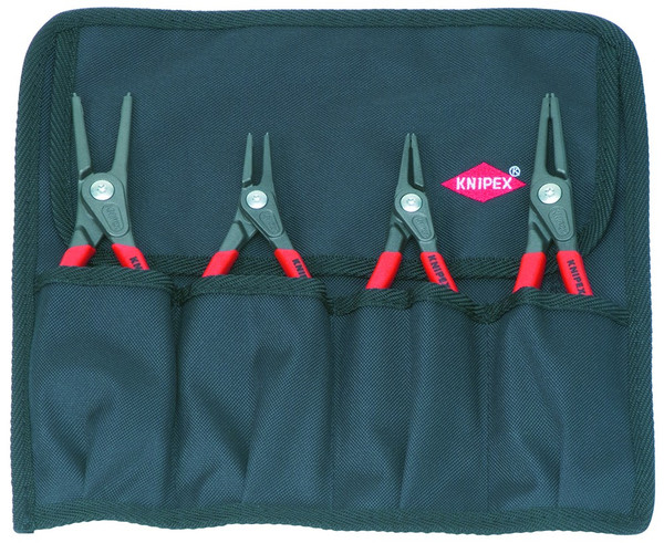 Knipex 4pc Snap Ring Plier Set Internal External Circlip 001957 in Tool Roll