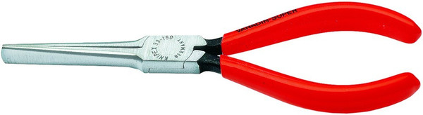 Knipex 6-1/4in True Duckbill Pliers 3301160 Thin 1/16" (1.5mm) Flat Nose