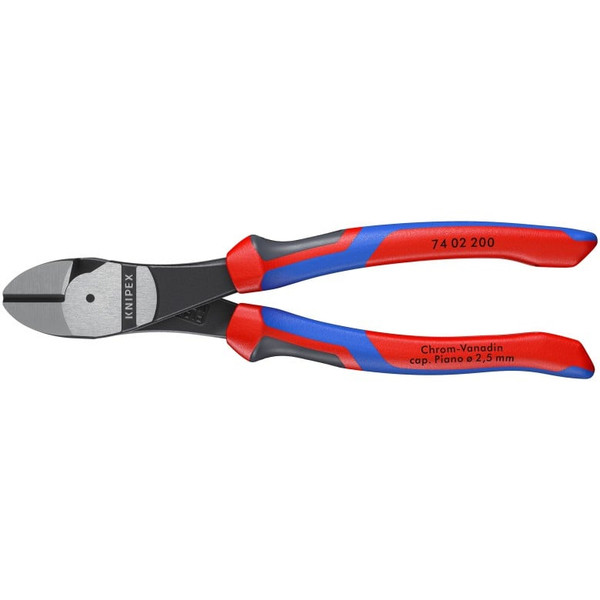 Knipex 8" Diagonal Cutters w Comfort Grips High Leverage Cutting Pliers 7402180