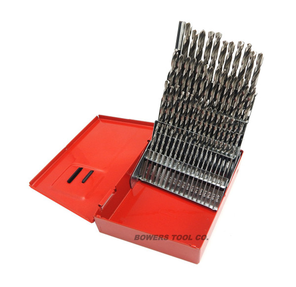 Norseman 60pc CN-TECH NUMBER Wire Gauge Drill Bit Set w Index #1-60 USA CT-60