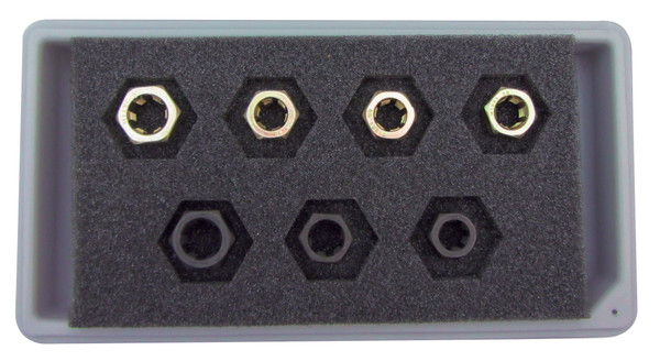Lang 7pc Wheel Stud Thread Restorer Kit 2583 7/16"-9/16" M12 Made in USA